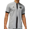 Nike - Koszulka - PSG Paris Saint-Germain - Szara - Męska - Match Away 2022/23 - DJ7648-078 - Rozmiar L