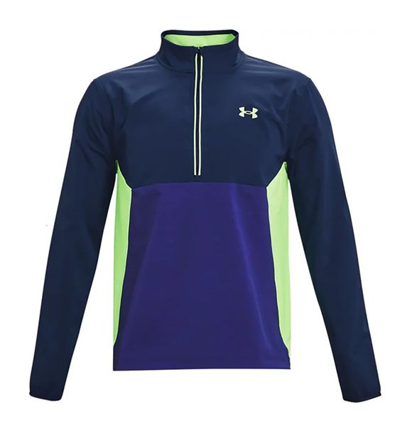 Niebieska Kurtka Męska Under Armour Loose Golf 1361863415 L