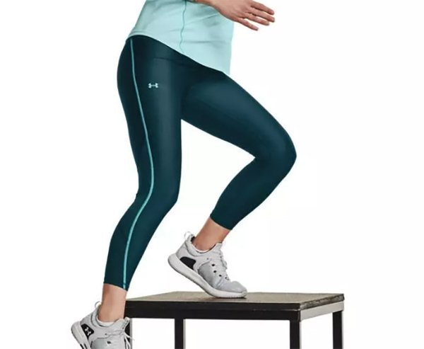 Niebieskie Damskie Legginsy UA Coolswitch 7/8 SM 1361017-463