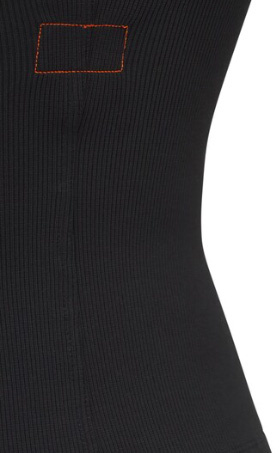 Calvin Klein - Czarny Top Gorsetowy - Rozmiar S - K20K203546BEH