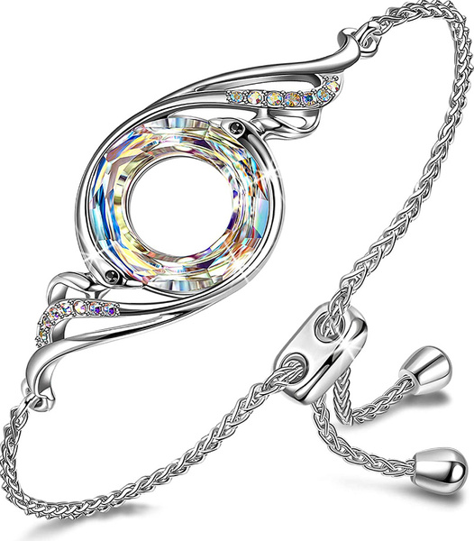 Bransoletka Kate Lynn Nirwana Feniksa Srebrzystoszara