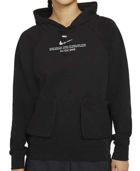 Czarna Bluza Damska Nike CZ8896-010 M Oversize Swoosh