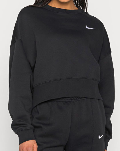 Nike Damska Bluza DD2911-010 1X Czarna Loose Fit