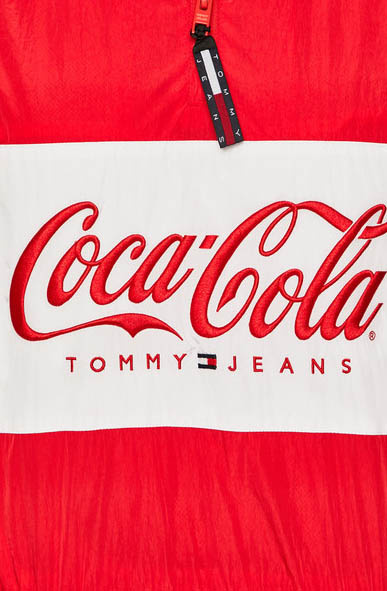 Czerwona Kurtka Tommy Jeans x Coca Cola XXS Damska