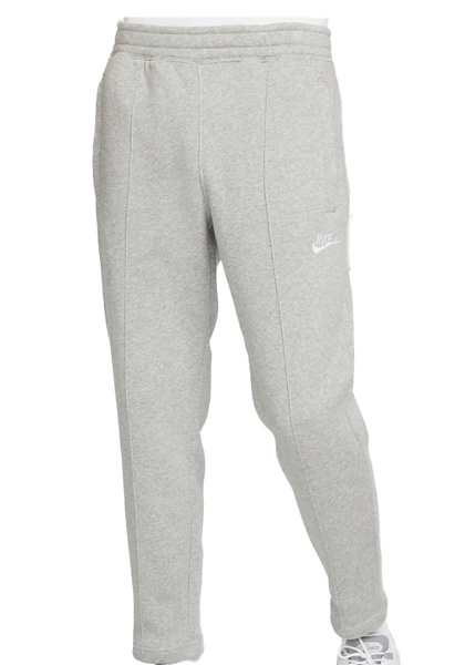 Szare Spodnie Nike DO0022-063 L Męskie Fleece Slim