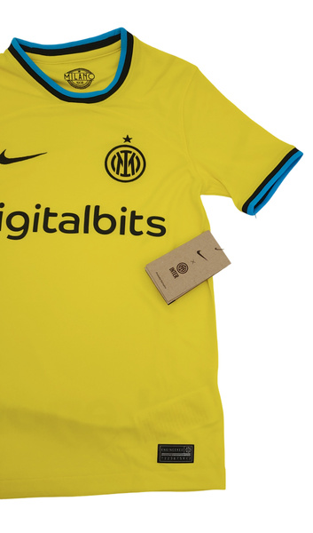 Koszulka Dziecięca Nike Inter Mediolan 3rd DN2738-715 M Żółta