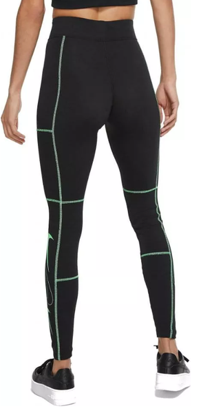Czarne Legginsy Damskie Nike XS CU6650-010 Sportswear Swoosh