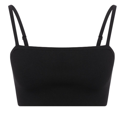 Top Bralette Calvin Klein K20K203721BEH Czarny S Krótki