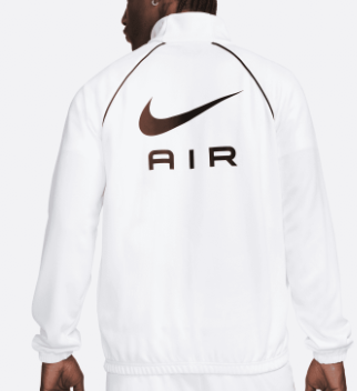 Biała Bluza Nike DQ4221-100 2XL Męska Rozpinana