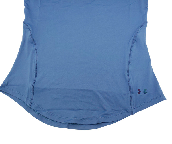 Niebieska damska koszulka Under Armour Rush Scallop 1360852470 SM