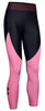 Czarno-Różowe Damskie Legginsy Under Armour HeatGear 7/8 1351705003 S/M