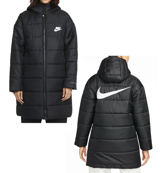 Czarna Damska Parka Nike Therma-FIT DJ6999-010 S