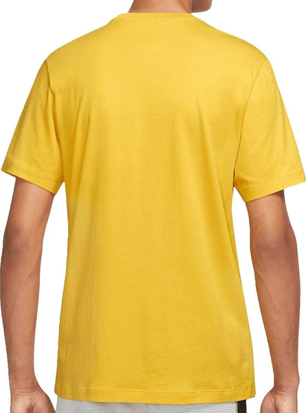Żółta Męska Koszulka Nike Tee Icon Futura AR5004-709 XL