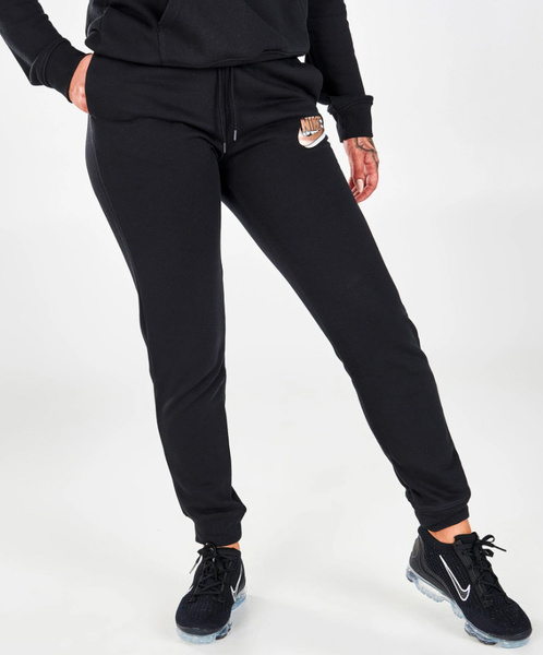 Nike Spodnie Dresowe Damskie - Joggery - Czarne - Rozmiar M - Sportswear Essentials - DM4607-010