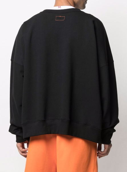 Calvin Klein Bluza Męska - Nierozpinana - Czarna - Rozmiar L - Oversize - K10K108246BEH