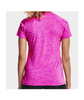 Różowy T-shirt Damski Under Armour Twisted Tech 1258568660 SM