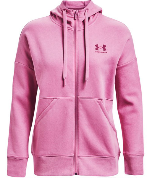 Różowa Bluza Damska Under Armour 1356400680 SM z Kieszeniami