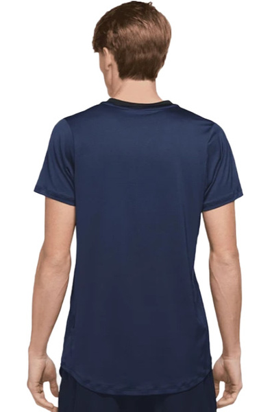 Nike Koszulka Tenisowa Granatowa - Męska - Rozmiar XXL - Court Advantage - DD8321-410