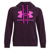 Under Armour Damska Bluza 1362915501 1X Fioletowa Rival Fleece Z Kapturem