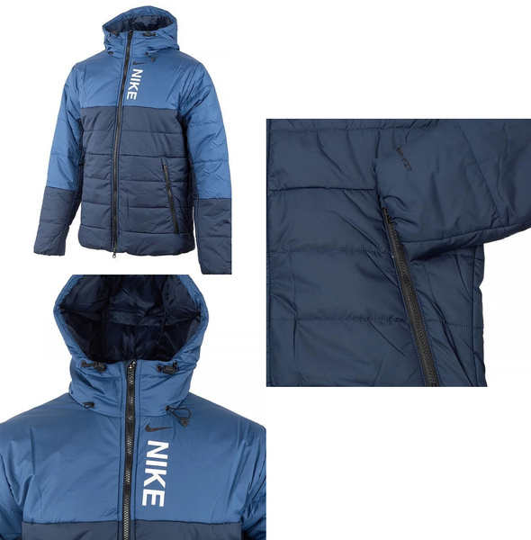 Niebieska Kurtka Nike DX2036-434 S Męska Therma-FIT Hybrid