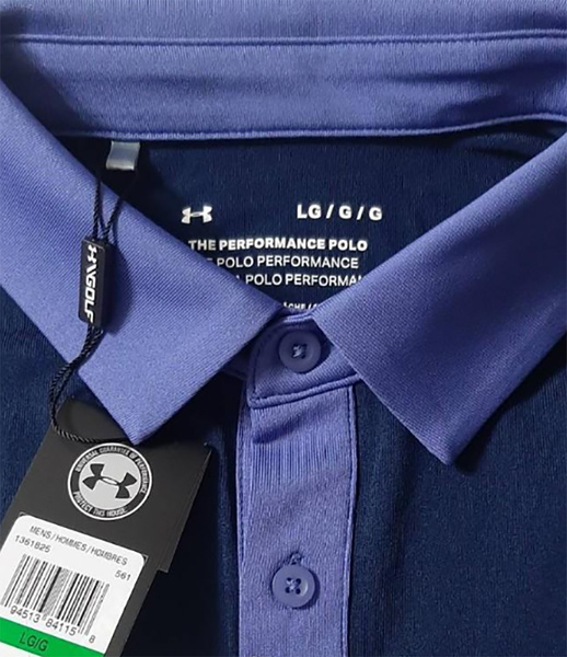 Niebiesko-Fioletowa Koszulka Polo Męska UA 1361825561 L HeatGear