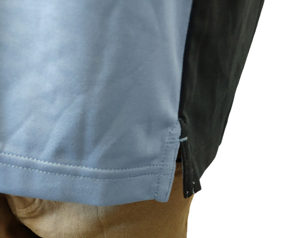 Czarno-Niebieska Koszulka Polo Męska UA 1361825470 L z Wstawkami