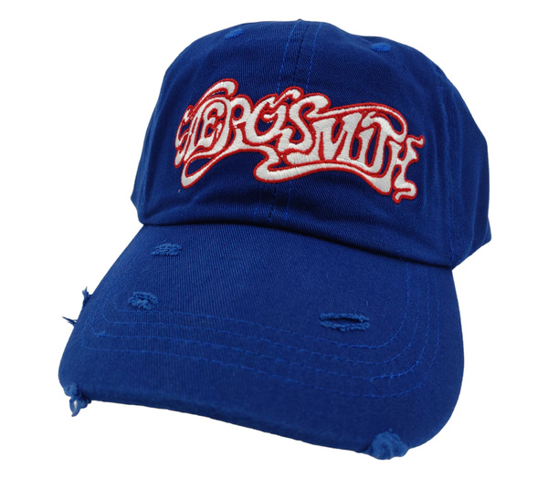 Niebieska Czapka Aerosmith HDF85823ST z Haftowanym Logo