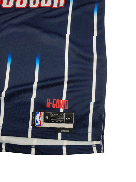 Czarna Koszulka NBA Rockets City Edition L Personalizowana