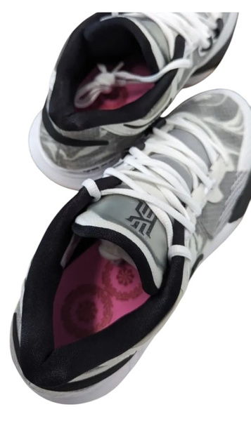 Nike Kyrie 8 Zoom Air Strobel White-Black – buty treningowe - rozmiar 47 - DJ6017‑101