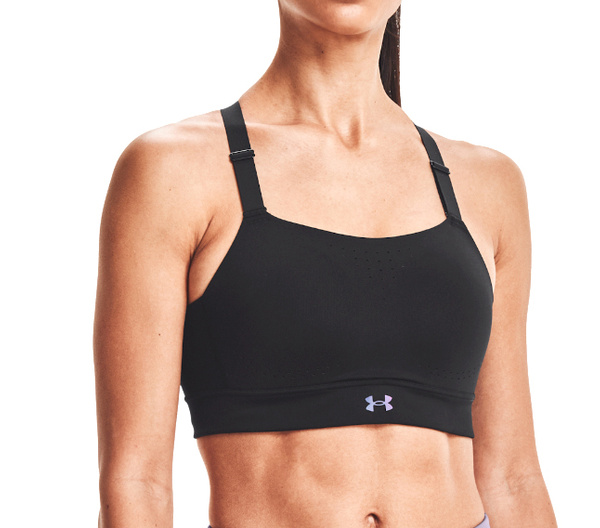 Czarny Damski Stanik Under Armour Rush High 75B 1363485001