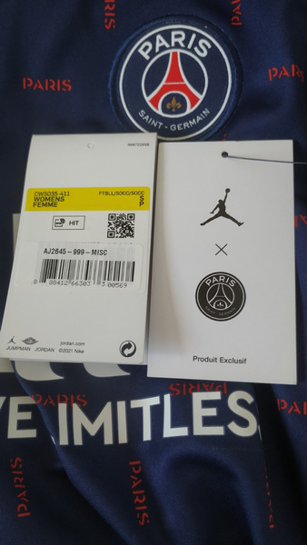 Koszulka Damska Nike Jordan PSG 2021/22 Home Granatowa S CW5035-411