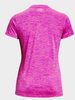 Różowy T-shirt Damski Under Armour Twisted Tech 1258568660 SM