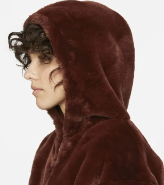 Kurtka Futro Nike Sportswear Essentials Faux Fur Oversized Fit DD5116-273 M
