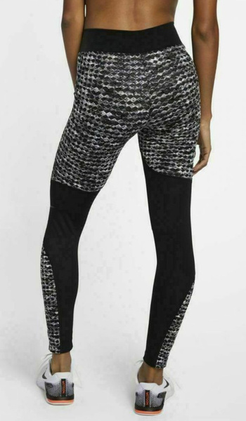 Czarno-szare Legginsy Nike Pro Hyperwarm M CJ5693-010