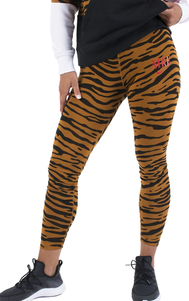Nike Legginsy Damskie BV3364-011 Tygrysi Wzór XS Dri-FIT 