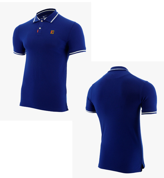 Koszulka Męska Nike Polo Heritage DA4379455 M Niebieska