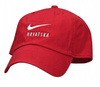 Czerwona Czapka Nike Hrvatska CU7531657 z Białym Logo