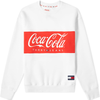 BLUZA  TOMMY JEANS x COCA COLA BIAŁA r. XS