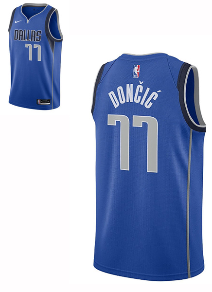 Niebieska Koszulka NBA Mavericks Dončić Icon Edition XXL