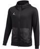 Nike Bluza Męska - Z Kapturem - Rozpinana - Treningowa - Czarna - Rozmiar L - Jordan Air Dri-FIT Fleece - DQ7870-049