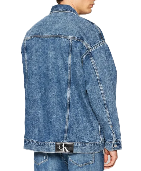 Niebieska Kurtka Calvin Klein Jeans Oversize J30J319047 M Męska
