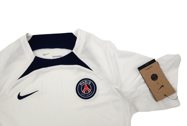 Nike - Koszulka - Paris Saint-Germain - Biała - Męska - Strike PSG Dri-Fit Training - DJ8589-101 - Rozmiar L