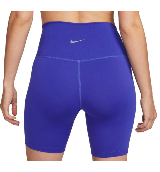 Niebieskie Spodenki Damskie Nike DQ6027-430 L Yoga Dri-FIT