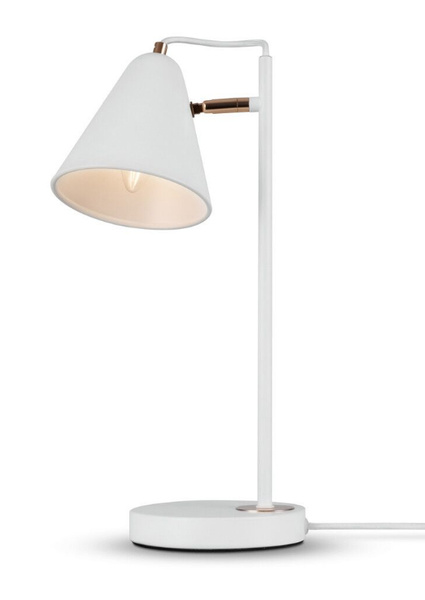 Lampa Stołowa Maytoni Falke Biały Złoty MOD101TL-01WG