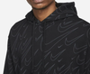 Bluza Nike Męska z Kapturem - Czarna - Nierozpinana - Rozmiar XL - Sportswear Fleece Printed - DR9278-010