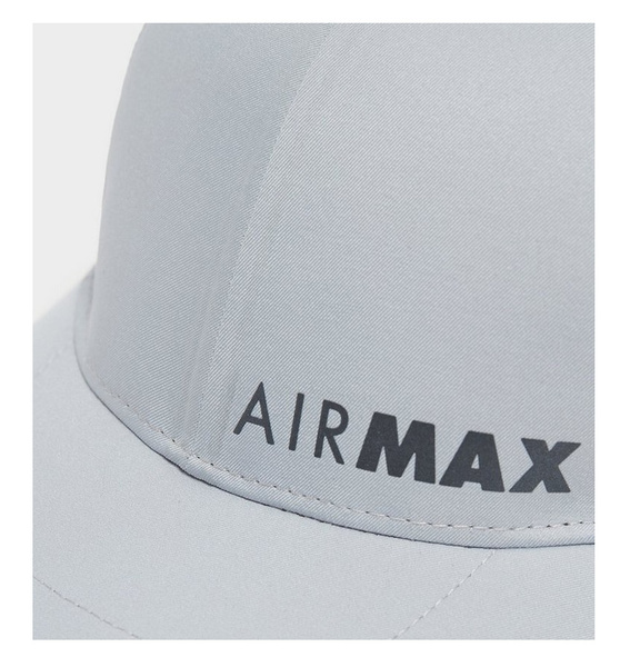 Szara Czapka Nike Air Max Legacy91 DM3332012 z Napisem