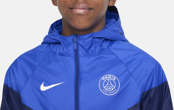 Chłopięca Kurtka Nike PSG DN3189-417 XS (122-128 cm) Niebieska