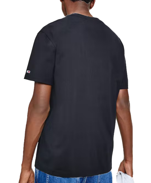 Koszulka Męska Tommy Hilfiger DM0DM12555-BDS Czarna M