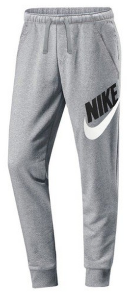 Szare Spodnie Junior Nike SW Club Fleece DA5116-091 S 128-137 cm