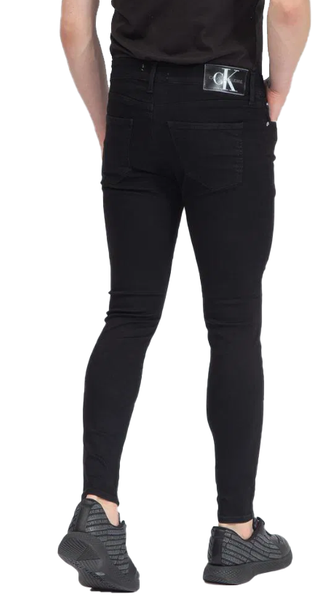 Czarne Jeansy Męskie Calvin Klein Super Skinny 36/32 J302J315352